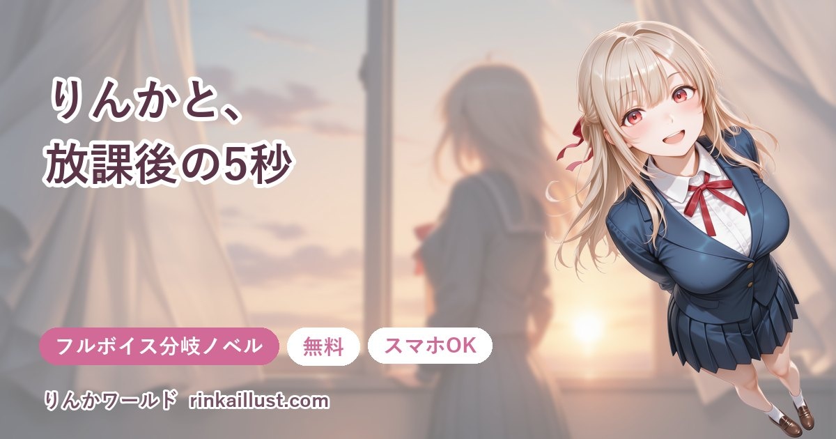 りんかと、放課後の5秒（分岐ノベルゲーム）