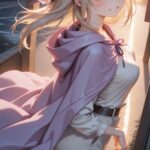 🖼 今日の一枚を　紫陽花咲く旅館の軒先｜Rainy Lantern Veranda Anime Art