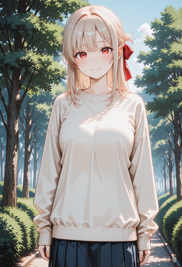くっきり描けた作例（ネガティブに blurry を入れたときのねらい）｜A crisp, in-focus result, the goal of adding blurry to the negative prompt