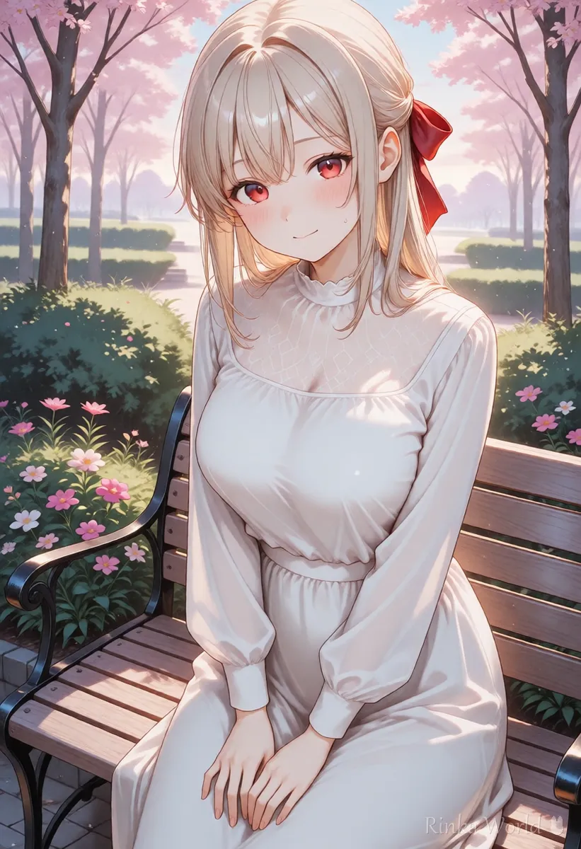 パステルカラーのやわらかい塗りで描いたアニメの女の子のイラスト