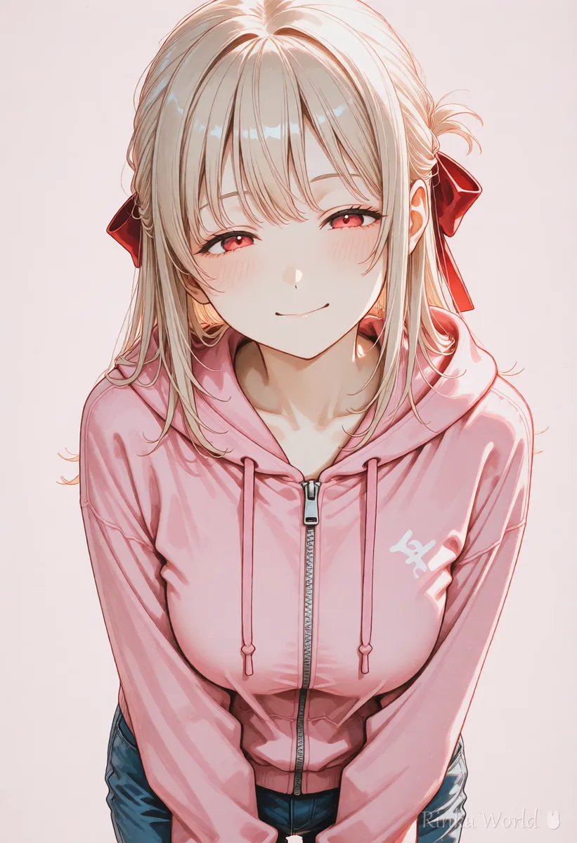 Anime girl smiling with her eyes closed, expression comparison